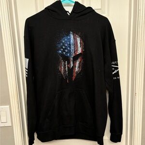 Grunt Style American Spartan Hoodie - Medium
